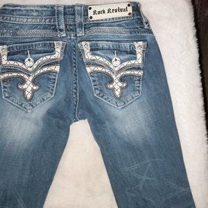Rock revival girls jeans